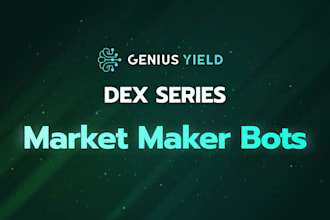 develop stock trading bot, crypto trading bot, market maker bot, arbitrage bot