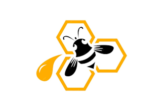 make beneficial current bee honey logo