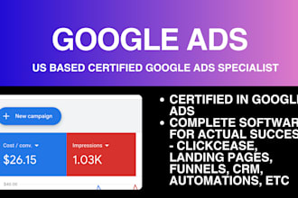 set up, manage, and optimize your google ads as a certified specialist