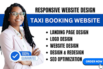 build taxi booking website, taxi website, booking website, chauffeur website