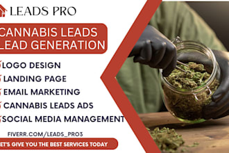generate exclusive hot cannabis leads cbd leads marijuana hemp leads via ads