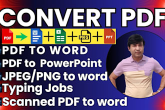 do PDF to word, excel, editable files, scan PDF to text document, handwriting
