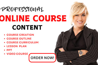 dev online course content for finance, business, investment, tax, course content
