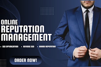 do online reputation management ORM reverse SEO push down bad links for website