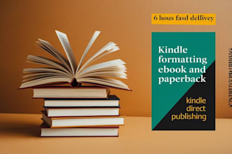 kindle book formatting and paperback for amazon kdp and ingram spark