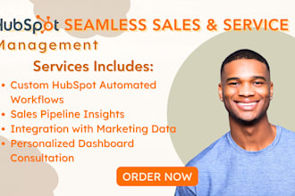 configure hubspot CRM for efficient sales, marketing, and service automation