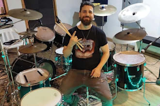 create an original acoustic drum track for your song