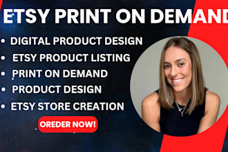 set up etsy shop etsy digital products design etsy print on demand etsy printify