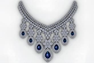 homemade shineon fashion jewelry design luxury gold silver chrome jewel