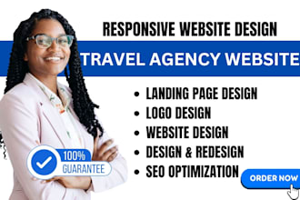 build travel agency travel website  agency website booking website tour website