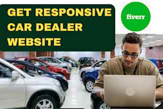 design car website, car dealer website car mechanic car wash vacation rental web