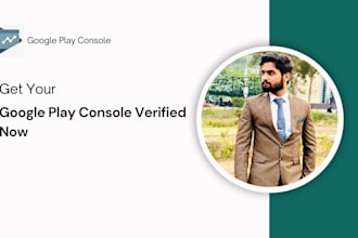 create a unique google play console account and verify it
