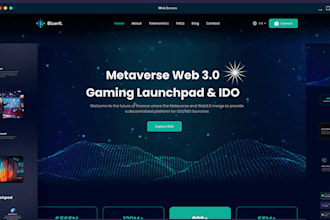 develop secure ico ido dao ieo defi dex nft web3 dapp and gamefi platforms