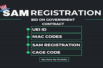 register you on sam gov, get you naics code, cage code, uei, ein