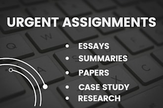 write case study analysis, paper, assignment, research and summaries