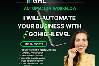 set up gohighlevel workflow automation go high level funnel ghl website expert
