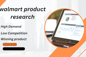 do walmart product research and wfs listing