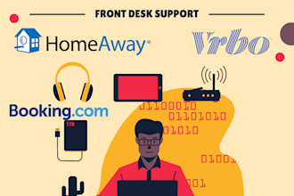 email support live chat support for airbnb and vrbo and booking