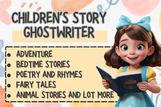 write kids story, children book writing, children story writing, children book,