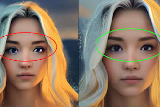 fix flaws in ai generated images, removes background and increase quality