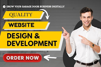 design and develop websites for garage door businesses