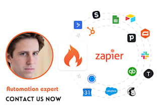 build airtable zapier, make com zoho integration automation