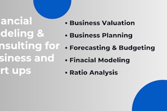 provide business plan, financial model and forecasting
