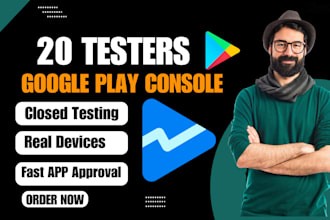 test your android app with 20 testers on google play closed testing