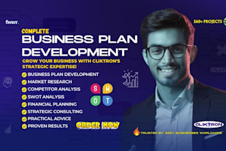 do in depth business plan, market research, competitor and swot analysis