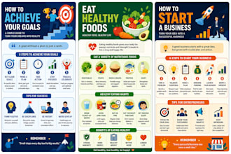 create custom infographics for posters, and social media