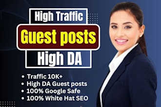 publish guest post and  high traffic guest services
