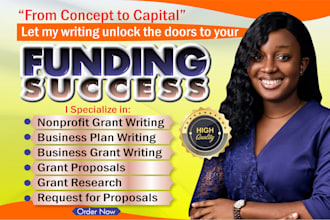 win grants grant writing grant proposal grant research business plan 501c3