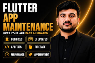 fix bugs, crashes, and errors in your flutter app android and ios mobile app