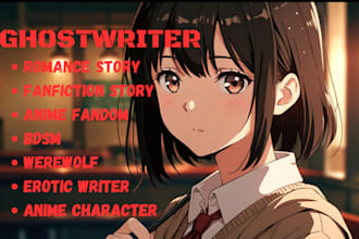 ghostwrite nsfw fanfiction anime kinky bdsm erotica fantasy erotic romance story