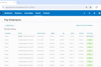 do payroll using xero, myob for australian business