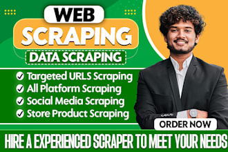 do website scraping,product scraping for woocommerce,data extraction,web scraper