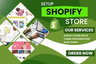 build shopify store or dropshipping ecommerce store