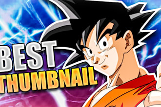 design amazing clickbait youtube thumbnail