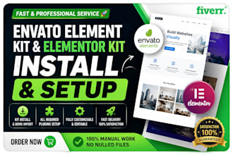 install and customize envato elements wordpress theme, themeforest demo import