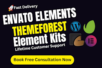 urgently install envato elements kit , themeforest and wordpress themes