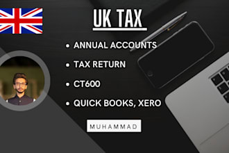 file UK tax return and company account to hmrc and companys house