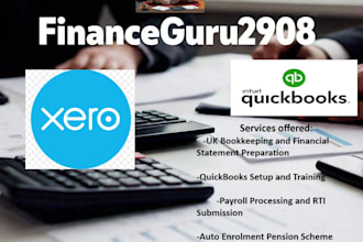 do xero bookkeeping year end accounting and self or corporate taxation for UK