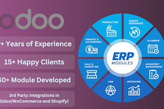 develop, customize and deploy odoo modules and customized reports for you