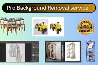 do background removal services with clipping path, white and transparent
