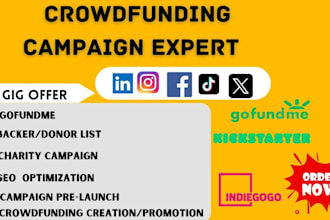 backers fundraising gofundme kickstarter indiegogo
