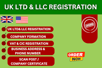 file and submit legal business registration, tax return for UK ltd, UK company