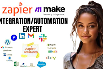 integrate app with zapier make, be zapier integration expert for any platform