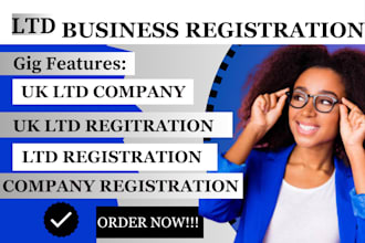 do UK ltd registration, business,file accounts and submit tax retrurn for UK ltd