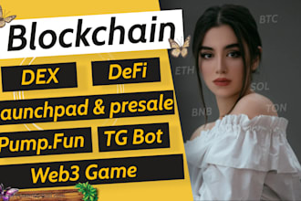 be blockchain developer for chain fork dapp dex defi dao solana ethereum ton sui