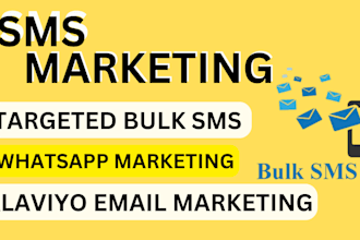 send bulk SMS, email, and whatsapp marketing campaigns with simple texting